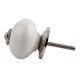 White Silver Fitting Ceramic Dresser Knob Online